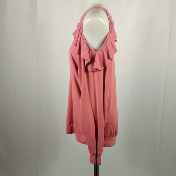 Express One Eleven Size Small Blouse Sweater Pink - Picture 5 of 9